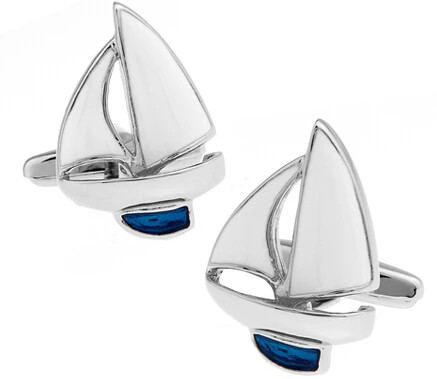 Promotion!!  Fashion Cufflinks silver color fashion anchor design copper material free shipping 