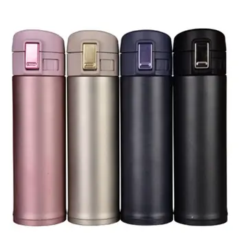 

Hot Vacuum Flask Unbreakable Stainless Steel Coffee Bottle Thermos 0.5L Tea Cup