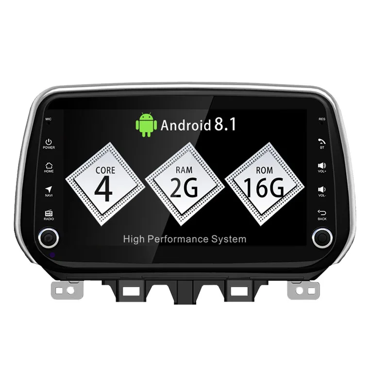 Большой экран 10,1 дюймов ips экран android 8,1 wifi стерео с bluetooth радио gps Зеркало Ссылка для hyundai tucson