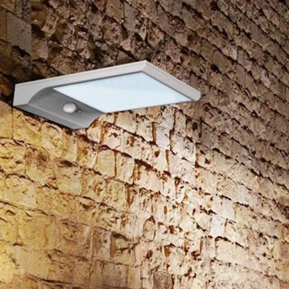 Outdoor Lighting Wall Lamp Solar Powered Motion-sensing Light Human Body Induction Wall Light with 36 LEDs