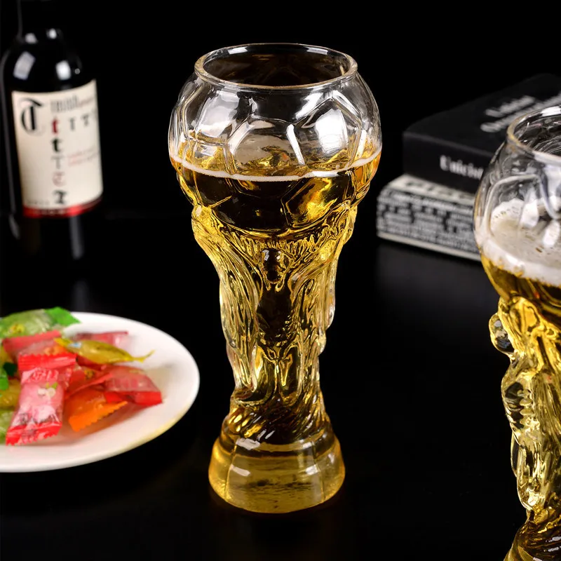 

Creativity World Cup Hercules Football Bar Beer Mug Wine Whiskey Glass Vaso Verre Creative Bootle Party Copo 3Dmodelling My Fun