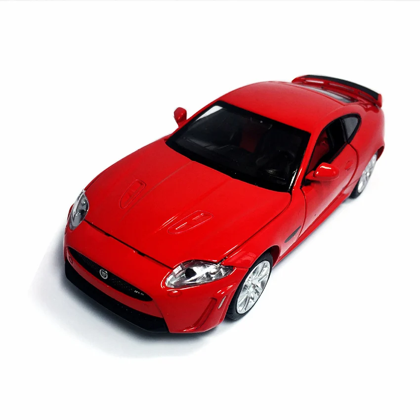 

1:32 XKR-S Coupe Toy Vehicles Model Alloy Pull Back Children Toys Genuine License Collection Gift Vehicle Kids Sports Car Boy