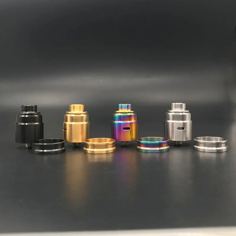 

New Entheon RDA Atomizers Hadaly 3.0 Side Airflow Control 24mm PEEK Insulators Fit 510 Vape Mods Vaporizer Hadaly RDA Upgrade