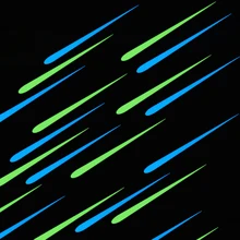 Meteor Shower Rain Luminous Wall Sticker Kids Rooms Diy Personalized Decoration Glow in the Dark Ceiling Sticker