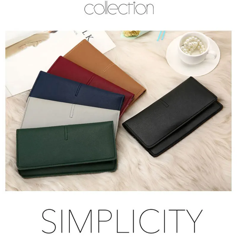 

Luxury Brand Long Ladies Leather Women Wallets Portfolio Female Clutch Coin Card Purses Money Bag Cuzdan Walet Pocket Vallet