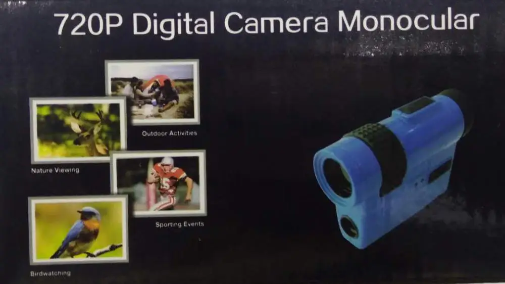 720P WIFI HD Digital Telescope Camera with 10X25 Monoculars & Max 32Gb TF Card for Video Recording Free APP Remote Monitoring_F9