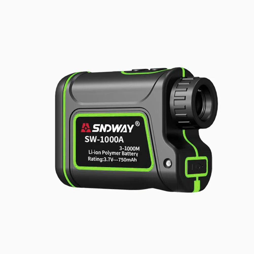 

Golf Rangefinder Yard Rangefinder Golf Hunting Golf Trajectory Mode Telescope Distance Meter with USB Charging Distance Speed