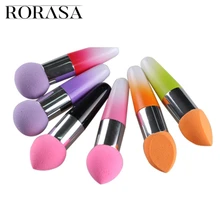 1 шт. 3 стиля косметический спонж тональный крем BB крем жидкий Косметический макияж Губка леденец кисть для лица макияж инструмент