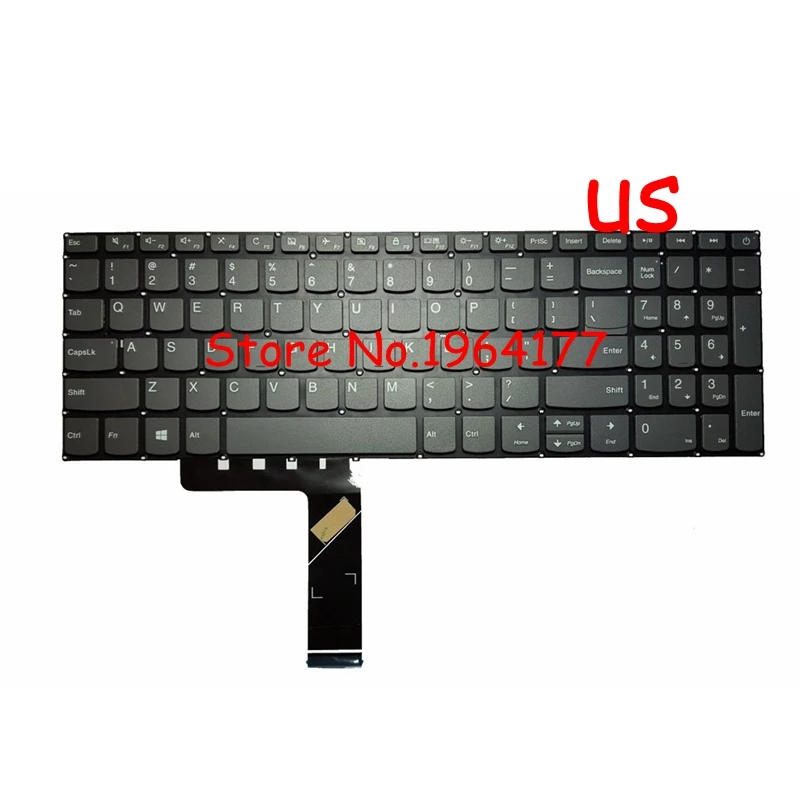 English laptop keyboard For Lenovo IdeaPad 320-15 320-15ABR 320-15AST 320-15IAP 320-15IKB 320S-15ISK 320S-15IKB BLACK | Компьютеры и