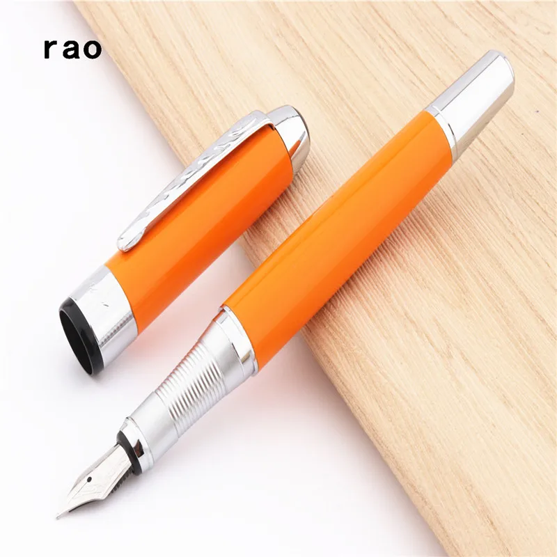 Jinhao 250 Цвет Расширенный Бизнес Офис авторучка - Цвет: Orange