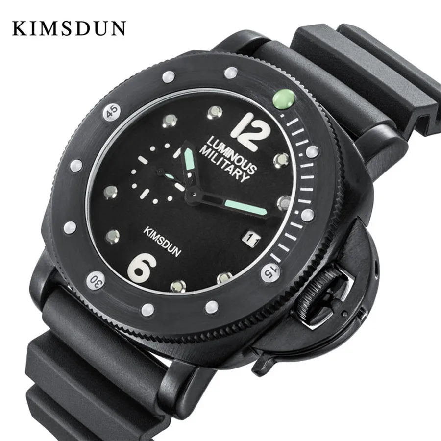 Kimsdun Rel gios Dos Homens Marca Superior De Luxo Prova Dwaterproof 