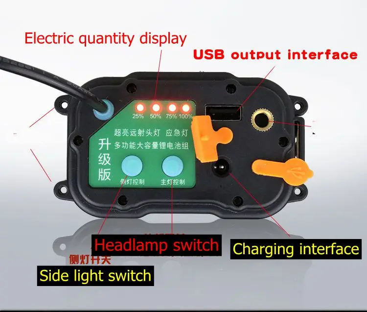 Сверхяркий CREE led p50 налобный фонарь высокой мощности для охоты кемпинга