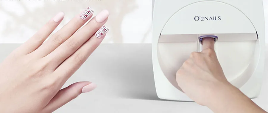 Ferramenta de Unha Impressora da Arte do Unha Usando o Telefone Nova Máquina Unha Impressão Manicure Transmissão Imagem o2 Unhas Eua - ue Plug 1 20 Beleza e saúde