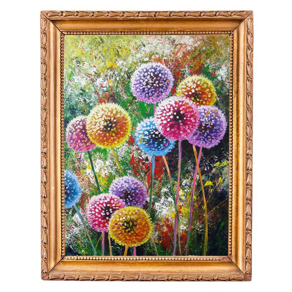 

Wall Decoration Crafts Dandelion Home Embroidery Plants Gift Diamond Painting 5D DIY Handmade Drill Arts Cross Stitch