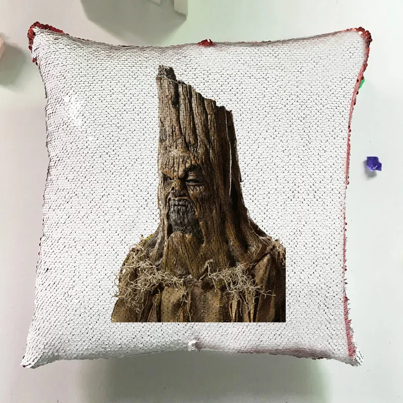 Fashion Movie Cushions Home Decor Couch Pillows Reversible Sequin Pillowcase Glitter Seat Horror Cushion Cover Sofa J050 (22)