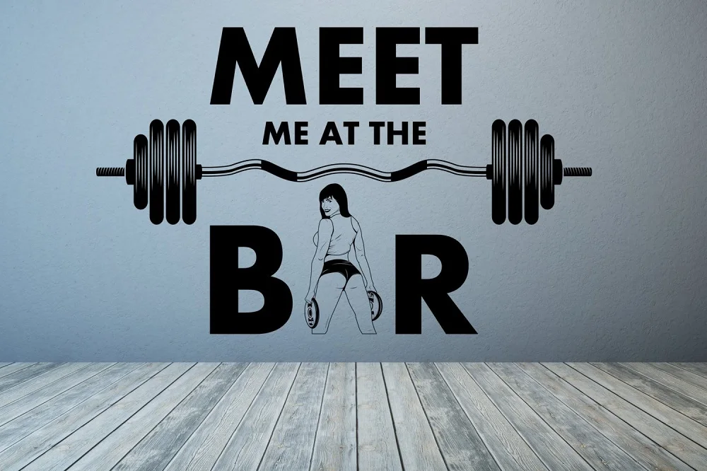 

Gym Motivational Vinyl Wall Decal Logo Sticker Inspirational slogan Gym Bodybuilding Club home Decoration Wall Sticker 2GY21