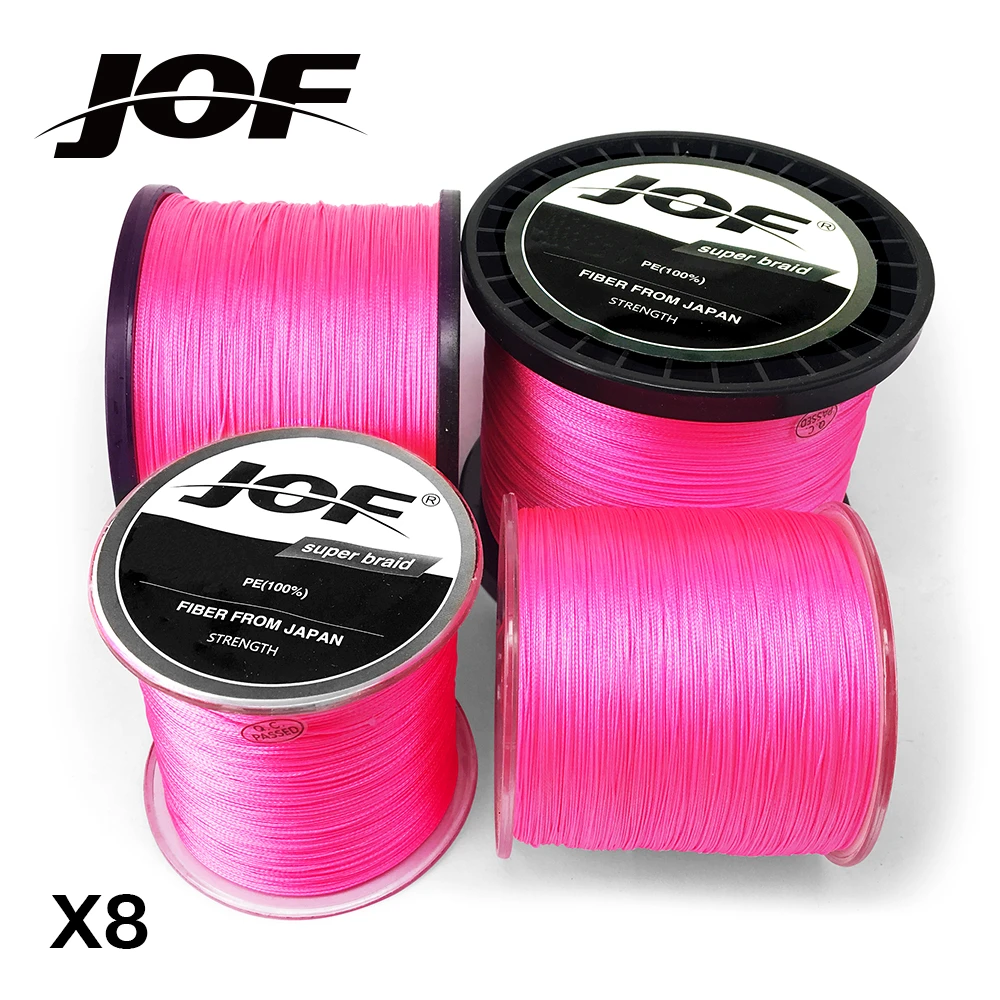 Pink braided fishing line Clearance