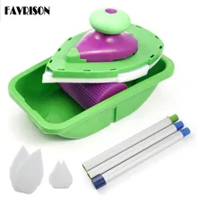 Малярный валик и лоток набор бытовой краски кисти декоративные инструменты и палочки+ 4 шт губка для краски высокое качество