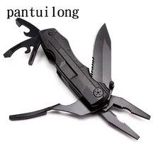 Multitool Outdoor Survival Pliers Pocket Knife Folding Hand Tool Screwdriver Cutter Serrated Edc Combination Multi Functional multifunction pliers with screwdriver kit pocket multi tool outdoor survival knife edc camping tool with leather sheath