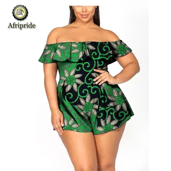 

African Women spring Sexy Strapless pure cotton Wrapped Chest Piece ankara print bazin riche AFRIPIRDE dashiki S1825043