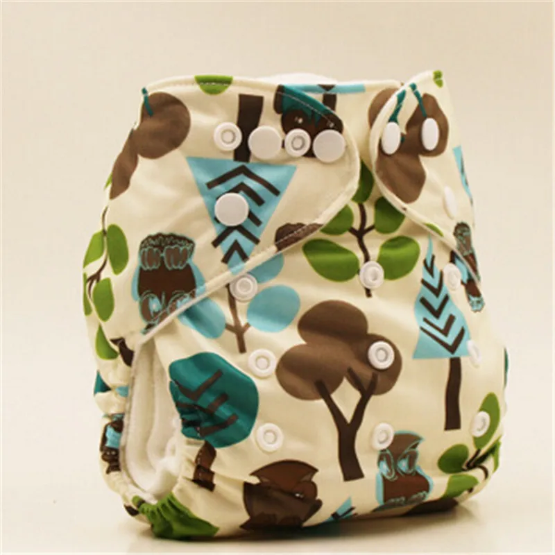 

Retail New Fashion Baby Diaper Cover Wrap Cartoon Style Baby Nappy Changing Reusable Baby Cloth Diaper Infant Waterproof Diaper