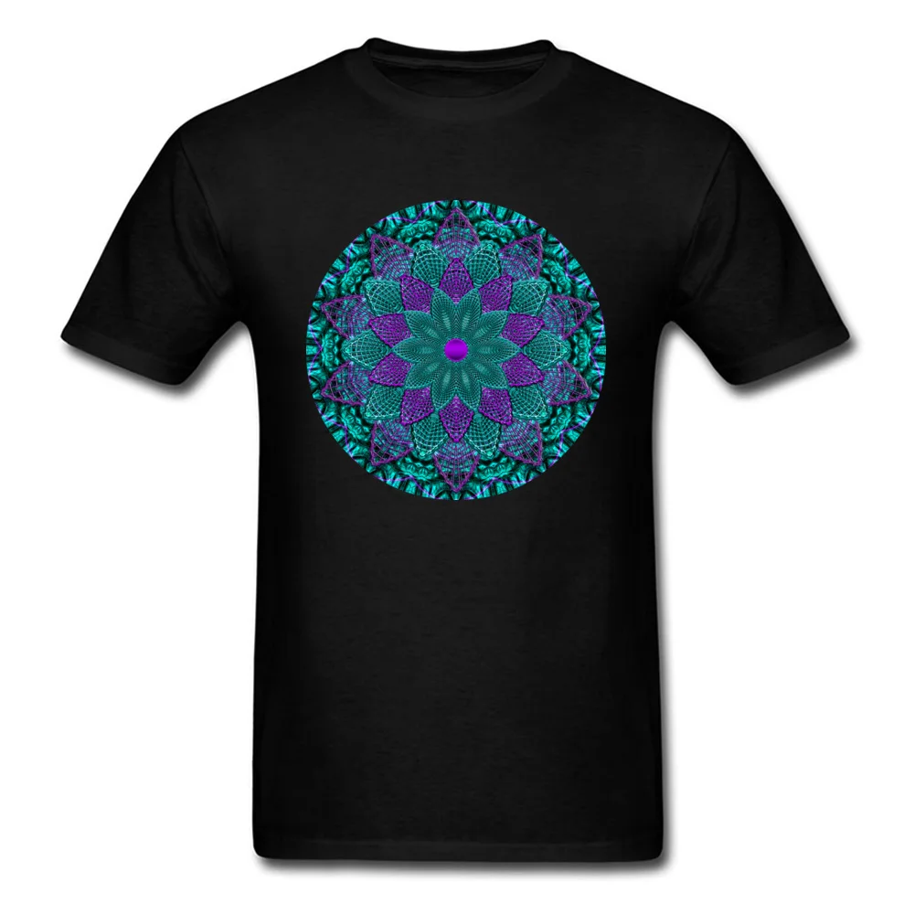 MANDALA DESIGN T SHIRT 241_black