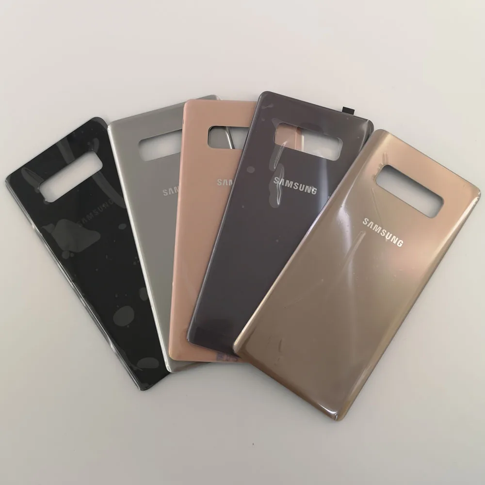 

new Back Battery Cover for SAMSUNG Galaxy Note 8 N9500 N950F Door Rear Housing Case Replacement Adhesive Sticker 6.3 Inch