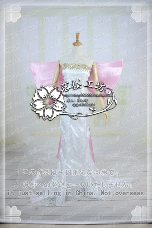 Anime Sailor Měsíc královna Serenity Cosplay kostým Party Dress oblečení + Bow