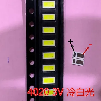 

300pcs AOT LED Backlight 0.5W 3V 4020 48LM Cool white LCD Backlight for TV TV Application 4020C-W3C4