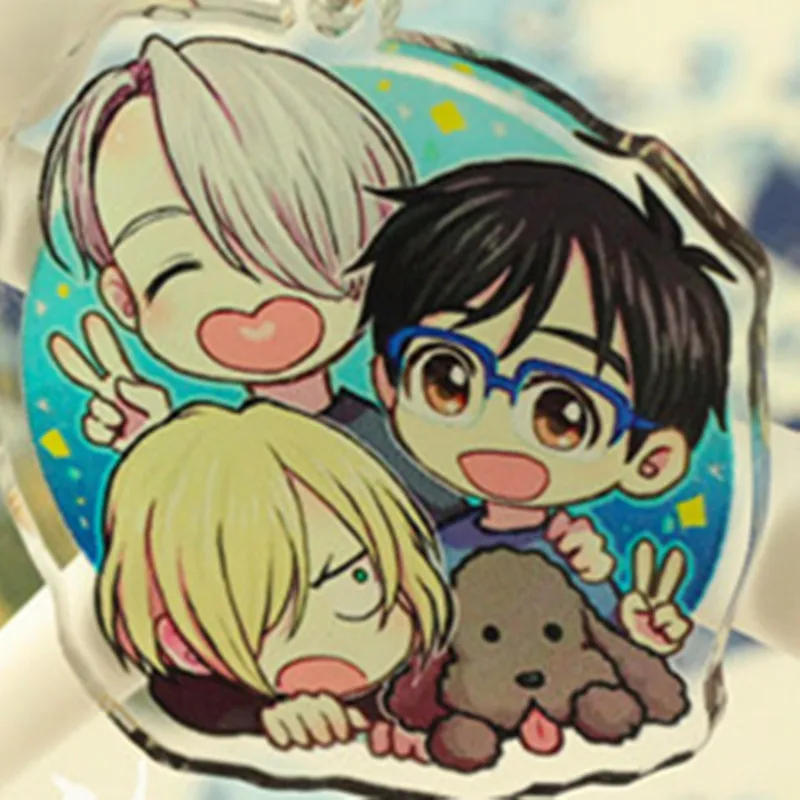 Аниме Yuri! Брелок на льду Victor Nikiforov Yuri подвеска katsuki милый персонаж фигурка для