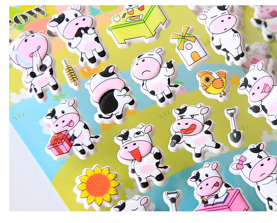 Adesivos de Papelaria Conjunto Lote Vacas Diário Planejador Decorativo Móvel Adesivos Scrapbooking Faça Você Mesmo Artesanato 20 - 1 8 Cheap Adesivos