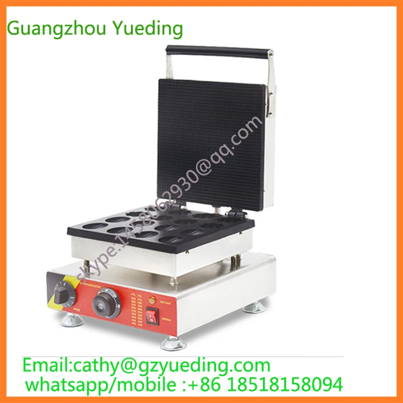 

Electric nut and flower shape waffle machine 16pc mini waffle maker machine