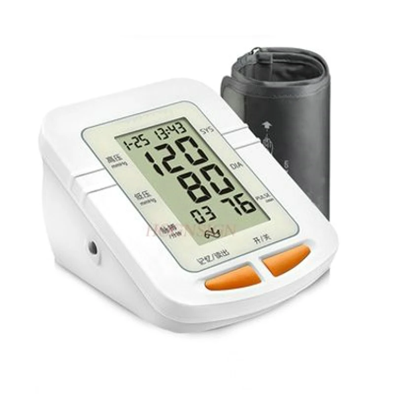 

Electronic Blood Pressure Monitor Home Elderly Arm Type Automatic Bloods Pressures Measuring Instrument Monitoring Smart