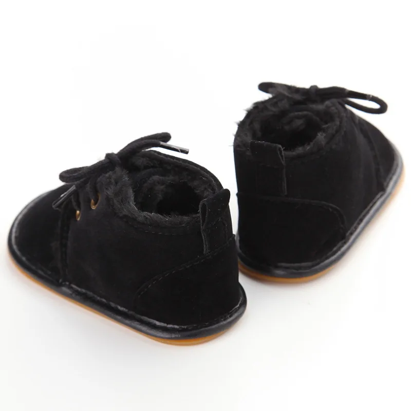 Модная детская обувь теплые зимние ботинки на нескользящей мягкой подошве для мальчиков и девочек ботинки для малышей на зиму и весну, Прямая поставка