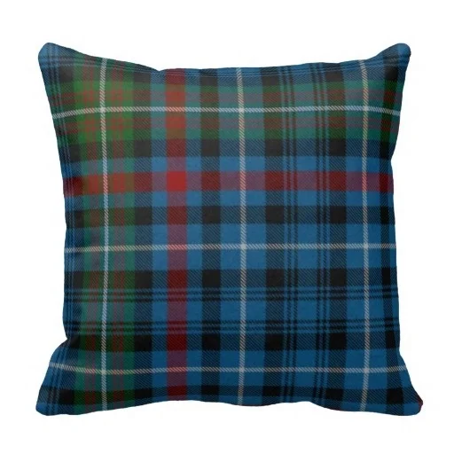 Active Traditional Macdonald font b Tartan b font Plaid Pillow Case Size 45x45cm Free Shipping