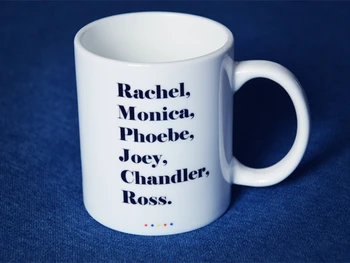 

New Quality Friends Ceramic Coffee Mug Cup Rachel Monica Pheobe Joey Chandler Ross