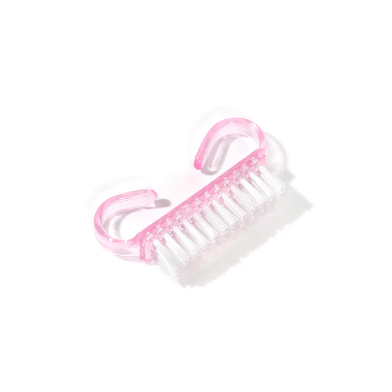 ROSALIND 1 шт. розовая щетка для чистки ногтей для дизайна ногтей пылеочиститель пластика удаляет гель лак для ногтей инструмент для ногтей - Цвет: Pink