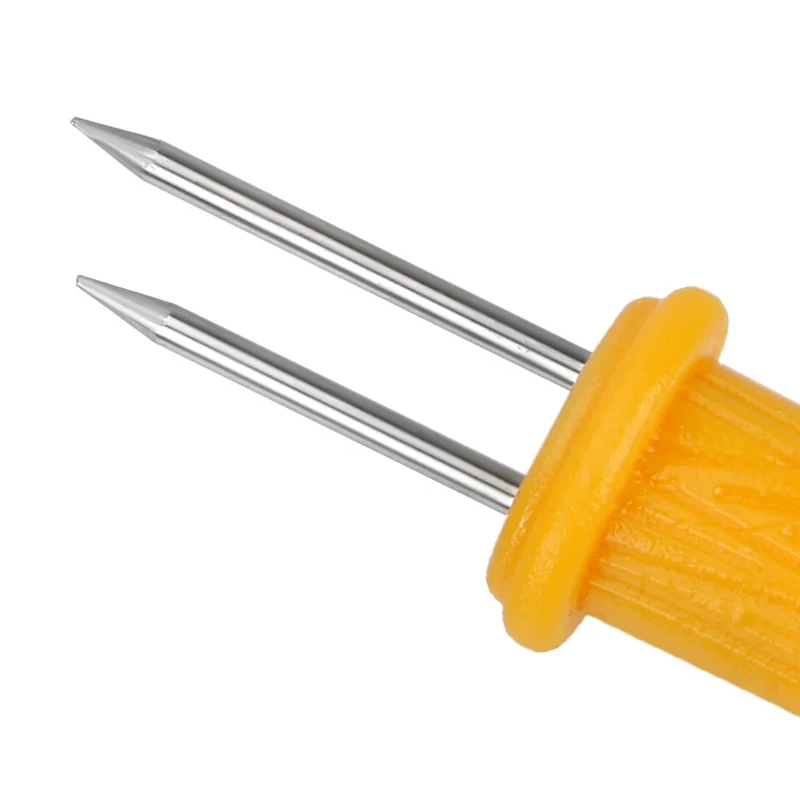 10Pcs Corn Holders Stainless Steel BBQ Forks Small Corn Cob Holders Skewers Barbecue Meat Fork Prongs Outdoor Party BBQ Tools (8)