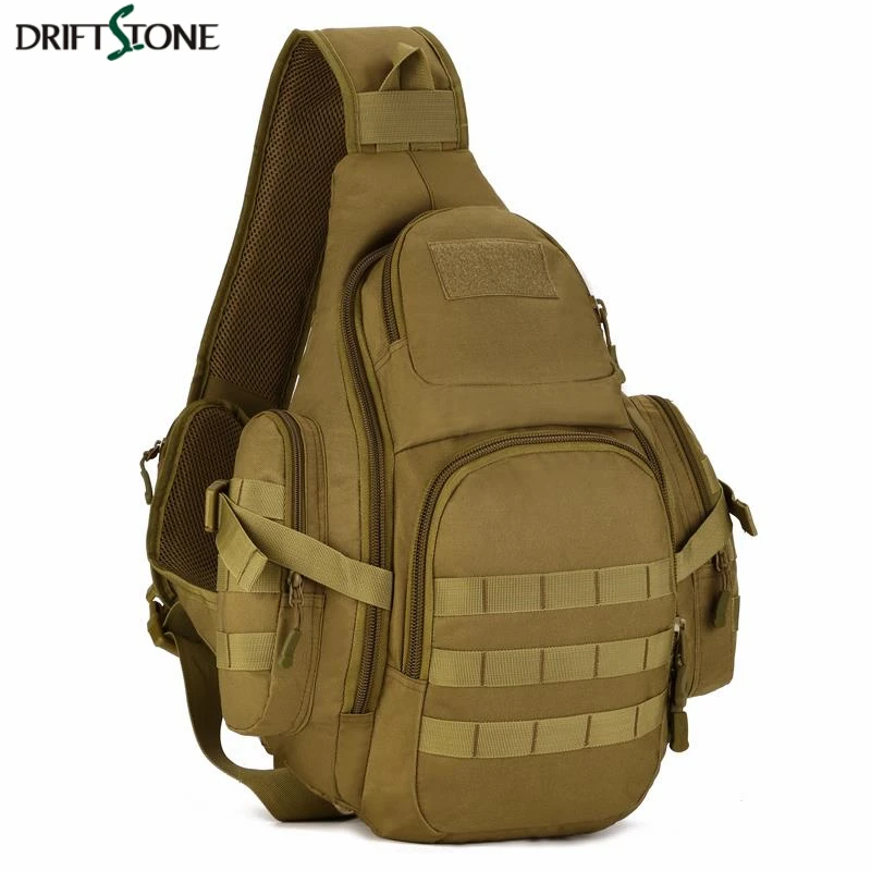 

Tactics Sling Bag 14" Laptop Molle Military Travel Backpacks Nylon Waterproof Pack Men's Travel Backpack School Bags