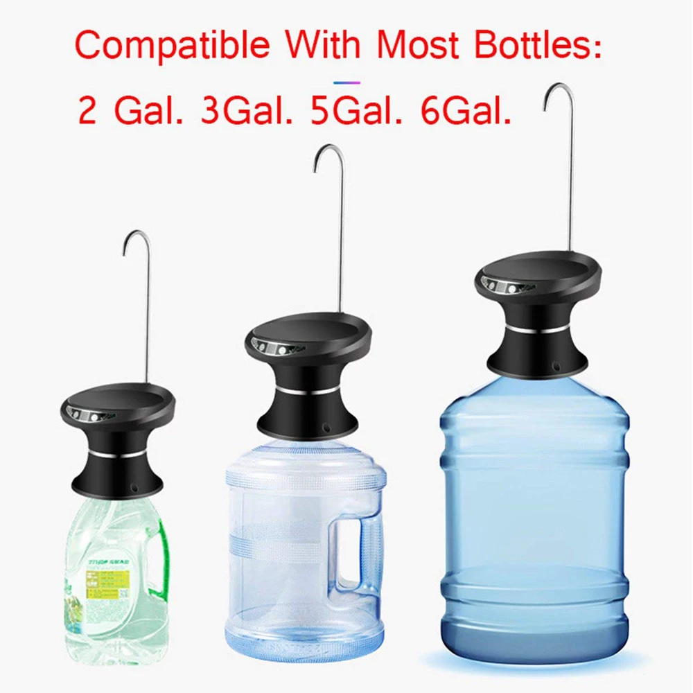 Водяной насос диспенсер для бутылки автоматический Электрический питьевой воды кувшин насос для 1-5 галлонов кувшин-USB Перезаряжаемый BPA-Free диспенсер