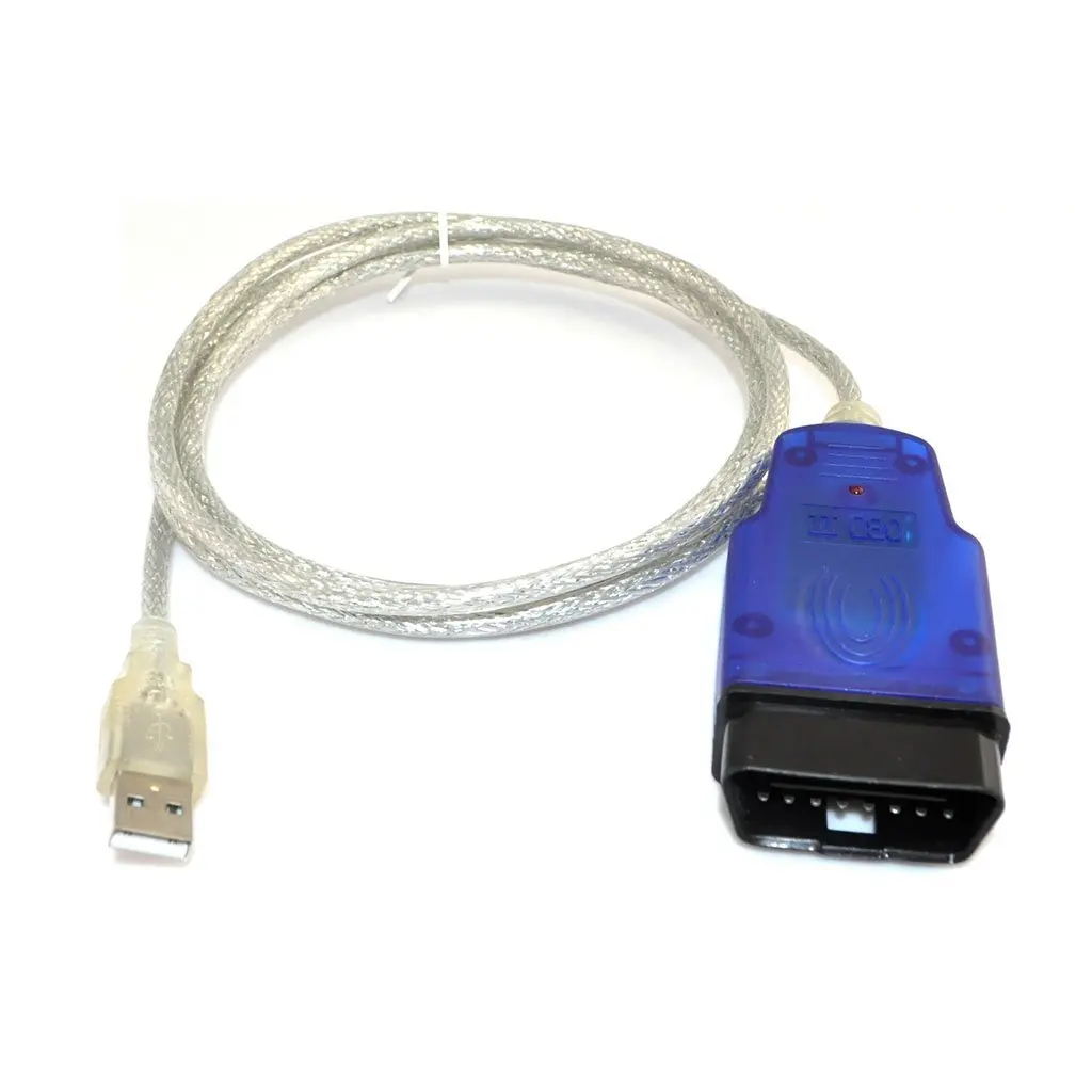 HBUDS VAG-COM KKL 409,1 ODB2 USB кабель автомобильный Авто сканер диагностический инструмент для аудио VW Seat Volkswagen - Цвет: White  Blue