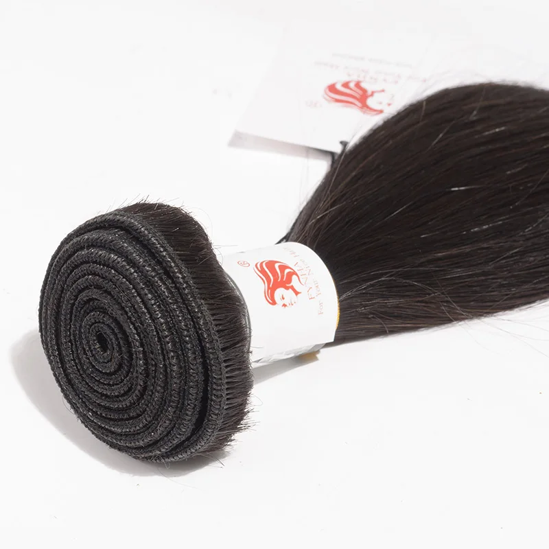 [FYNHA] Virgin Indian Straight Hair 3 Bundles Deal Natural Black Weaving Extension