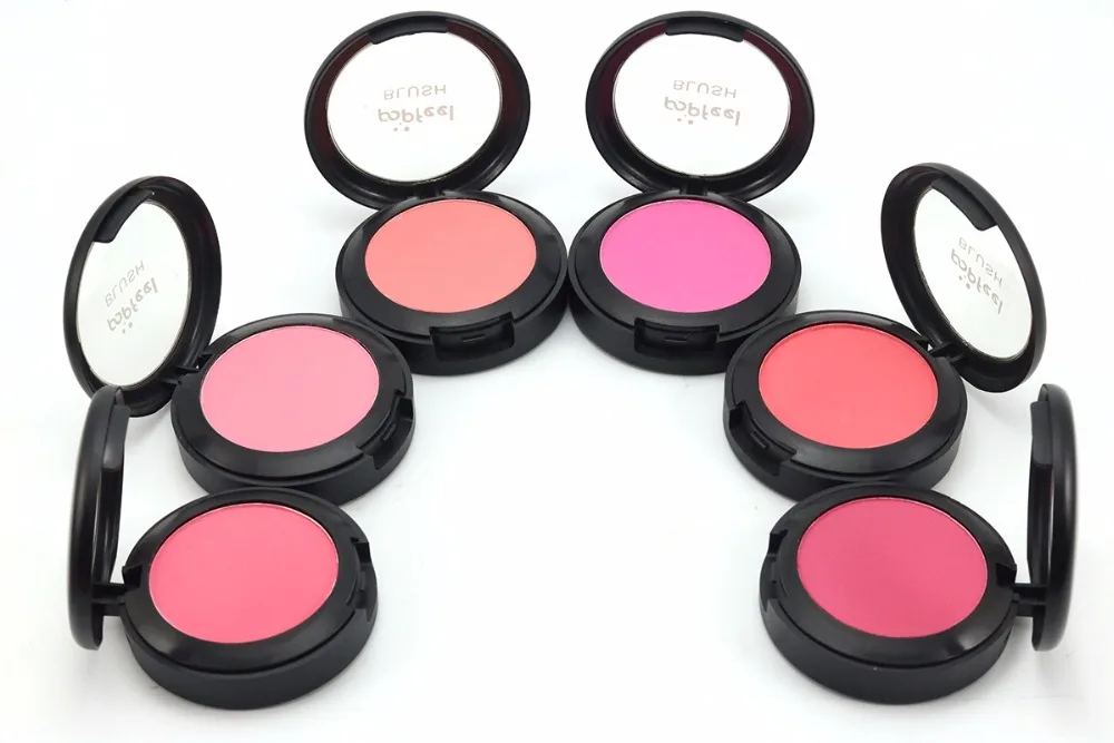 PoPfeel HOT Brand Cheek Blush 6 Color different Powder pressed Foundation Face Makeup Blusher
