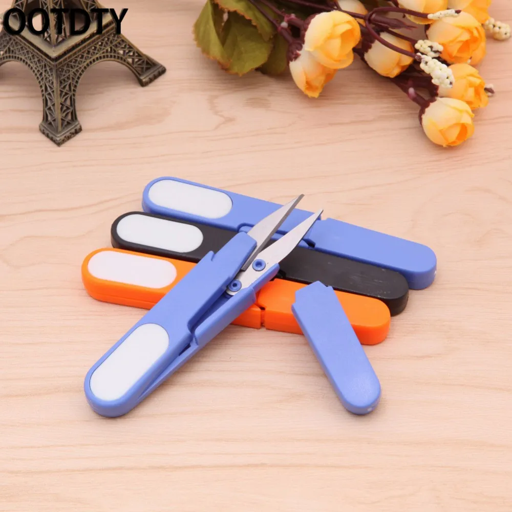 

OOTDTY 1PC Mini Fishing Multi-function Portable Plastic Scissors Line Cutter Fishing Gear Fishing Equipment