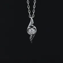 LASAMERO Halo 0.105CT 18k Gold Round Cut Square Center Pave Set Natural Diamond Pendant Necklace Chain Women Fine Jewelry