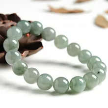 Yu xin yuan ювелирные изделия и натуральных материалов изумруд 10 мм браслет из круглых бусин ручной работы нефритовый браслет для мужчин ювелирные изделия женские ювелирные изделия