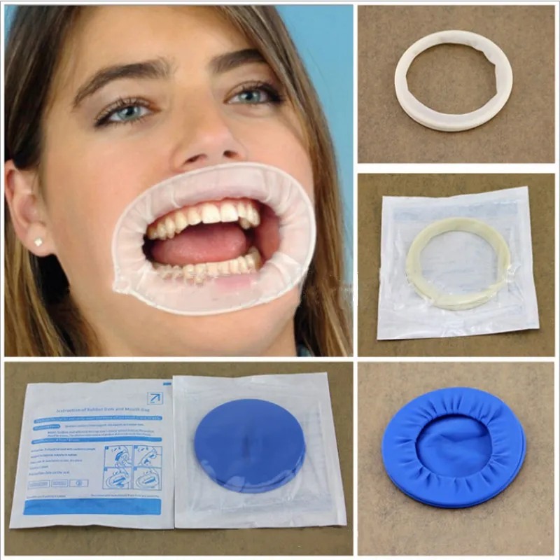 10 шт стоматологических одноразовый резиновый стерильные O Форма роторасширитель устные расширители щеки Ретрактор коффердама средство