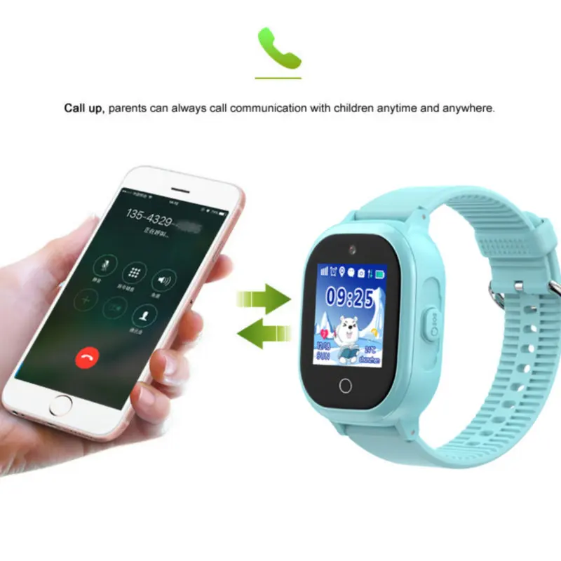 TD06S GPS Telefon Positionierung Mode Kinder Uhr Wasserdicht Farbe Touch Screen SOS Baby Smart Uhr