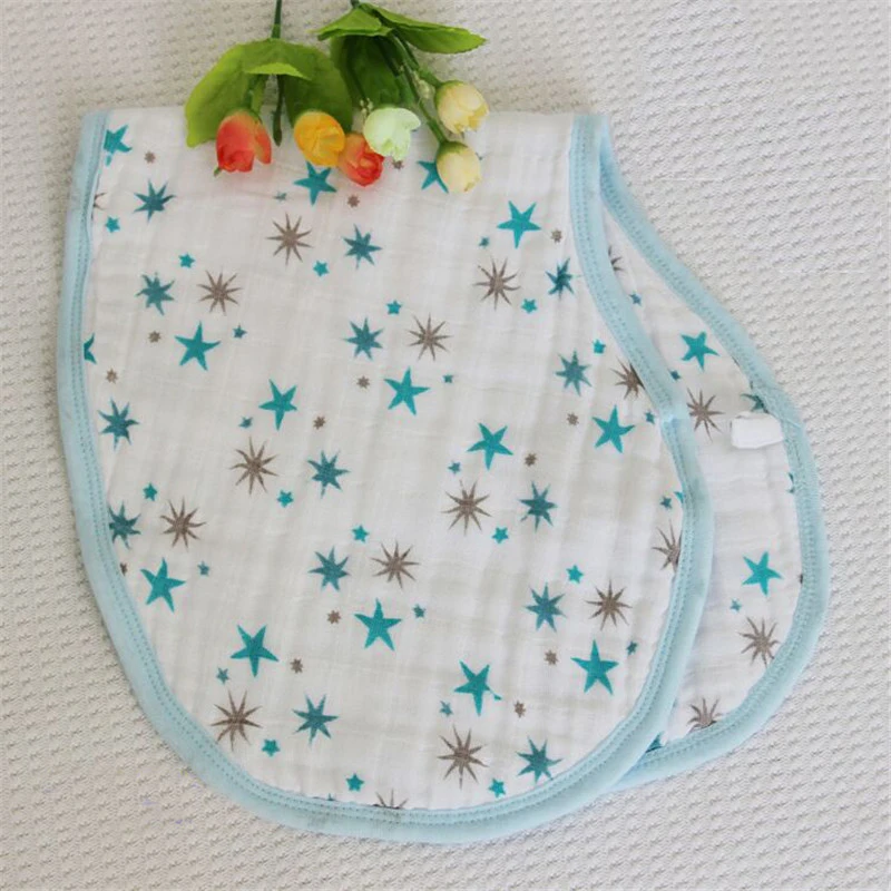 

Free Shipping 100% Cotton Four Layers Baby Gauze Bib Shoulder Pad Regurgitate Milk Towel for 0-4years Baby Thickening