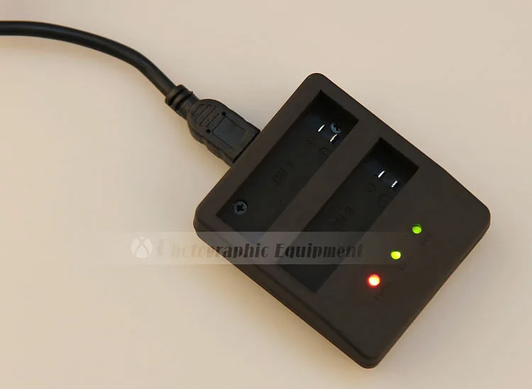 Для GoPro Hero 4 AHDBT-401 двойное зарядное устройство Внешний аккумулятор для смартфона USB зарядное устройство камеры аксессуары